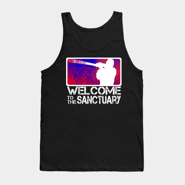 Welcome to the Sanctuary Tank Top by Meca-artwork
